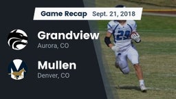 Recap: Grandview  vs. Mullen  2018
