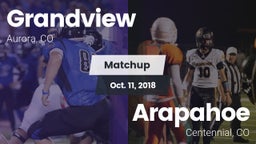 Matchup: Grandview High vs. Arapahoe  2018