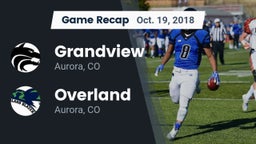 Recap: Grandview  vs. Overland  2018