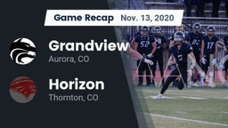 Recap: Grandview  vs. Horizon  2020