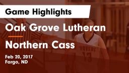 Oak Grove Lutheran  vs Northern Cass  Game Highlights - Feb 20, 2017