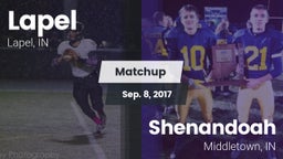 Matchup: Lapel  vs. Shenandoah  2017