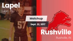 Matchup: Lapel  vs. Rushville  2017