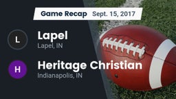 Recap: Lapel  vs. Heritage Christian  2017