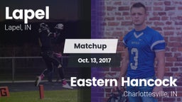 Matchup: Lapel  vs. Eastern Hancock  2017