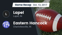 Recap: Lapel  vs. Eastern Hancock  2017