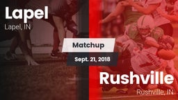 Matchup: Lapel  vs. Rushville  2018