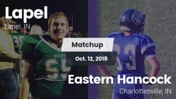 Matchup: Lapel  vs. Eastern Hancock  2018