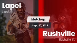 Matchup: Lapel  vs. Rushville  2019