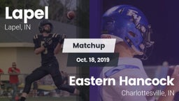 Matchup: Lapel  vs. Eastern Hancock  2019