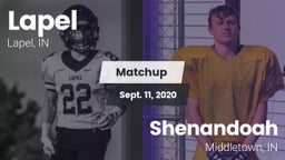 Matchup: Lapel  vs. Shenandoah  2020