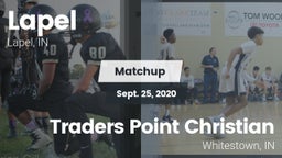 Matchup: Lapel  vs. Traders Point Christian  2020