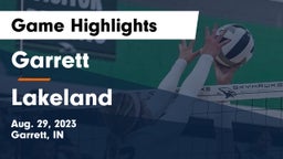 Garrett  vs Lakeland  Game Highlights - Aug. 29, 2023