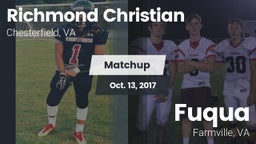 Matchup: Richmond Christian H vs. Fuqua  2017