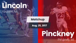 Matchup: Lincoln  vs. Pinckney  2017