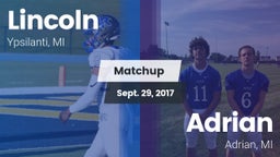 Matchup: Lincoln  vs. Adrian  2017