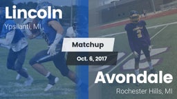 Matchup: Lincoln  vs. Avondale  2017