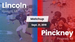 Matchup: Lincoln  vs. Pinckney  2018