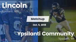 Matchup: Lincoln  vs. Ypsilanti Community  2018