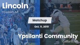 Matchup: Lincoln  vs. Ypsilanti Community  2019