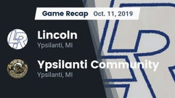 Recap: Lincoln  vs. Ypsilanti Community  2019