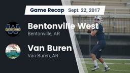 Recap: Bentonville West vs. Van Buren  2017
