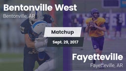 Matchup: West High vs. Fayetteville  2017