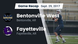 Recap: Bentonville West vs. Fayetteville  2017