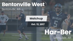 Matchup: West High vs. Har-Ber  2017