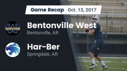 Recap: Bentonville West vs. Har-Ber  2017