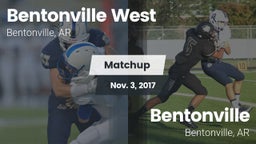 Matchup: West High vs. Bentonville  2017