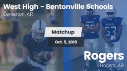 Matchup: West High vs. Rogers  2018