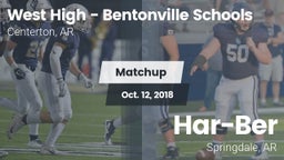 Matchup: West High vs. Har-Ber  2018