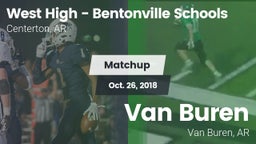 Matchup: West High vs. Van Buren  2018