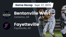 Recap: Bentonville West  vs. Fayetteville  2019