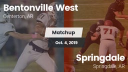 Matchup: West High vs. Springdale  2019