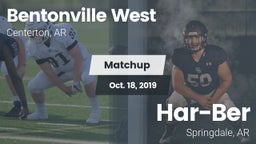 Matchup: West High vs. Har-Ber  2019