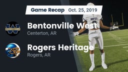 Recap: Bentonville West  vs. Rogers Heritage  2019