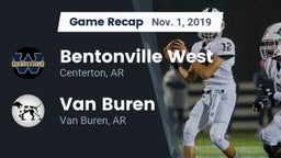Recap: Bentonville West  vs. Van Buren  2019