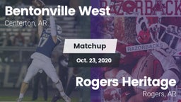 Matchup: West High vs. Rogers Heritage  2020