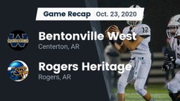 Recap: Bentonville West  vs. Rogers Heritage  2020