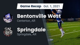 Recap: Bentonville West  vs. Springdale  2021