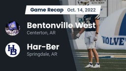 Recap: Bentonville West  vs. Har-Ber  2022