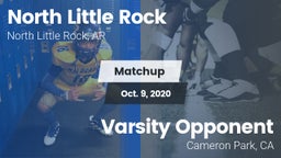 Matchup: North Little Rock vs. Varsity Opponent  2020