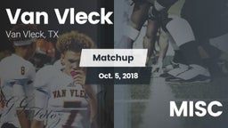 Matchup: Van Vleck High vs. MISC 2018