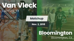 Matchup: Van Vleck High vs. Bloomington  2018