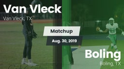 Matchup: Van Vleck High vs. Boling  2019