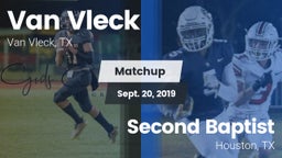 Matchup: Van Vleck High vs. Second Baptist  2019