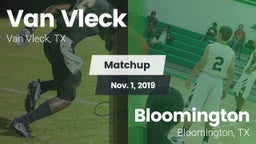 Matchup: Van Vleck High vs. Bloomington  2019