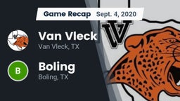 Recap: Van Vleck  vs. Boling  2020